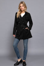 Load image into Gallery viewer, FAUX SUEDE TRENCH COAT // 2 COLORS
