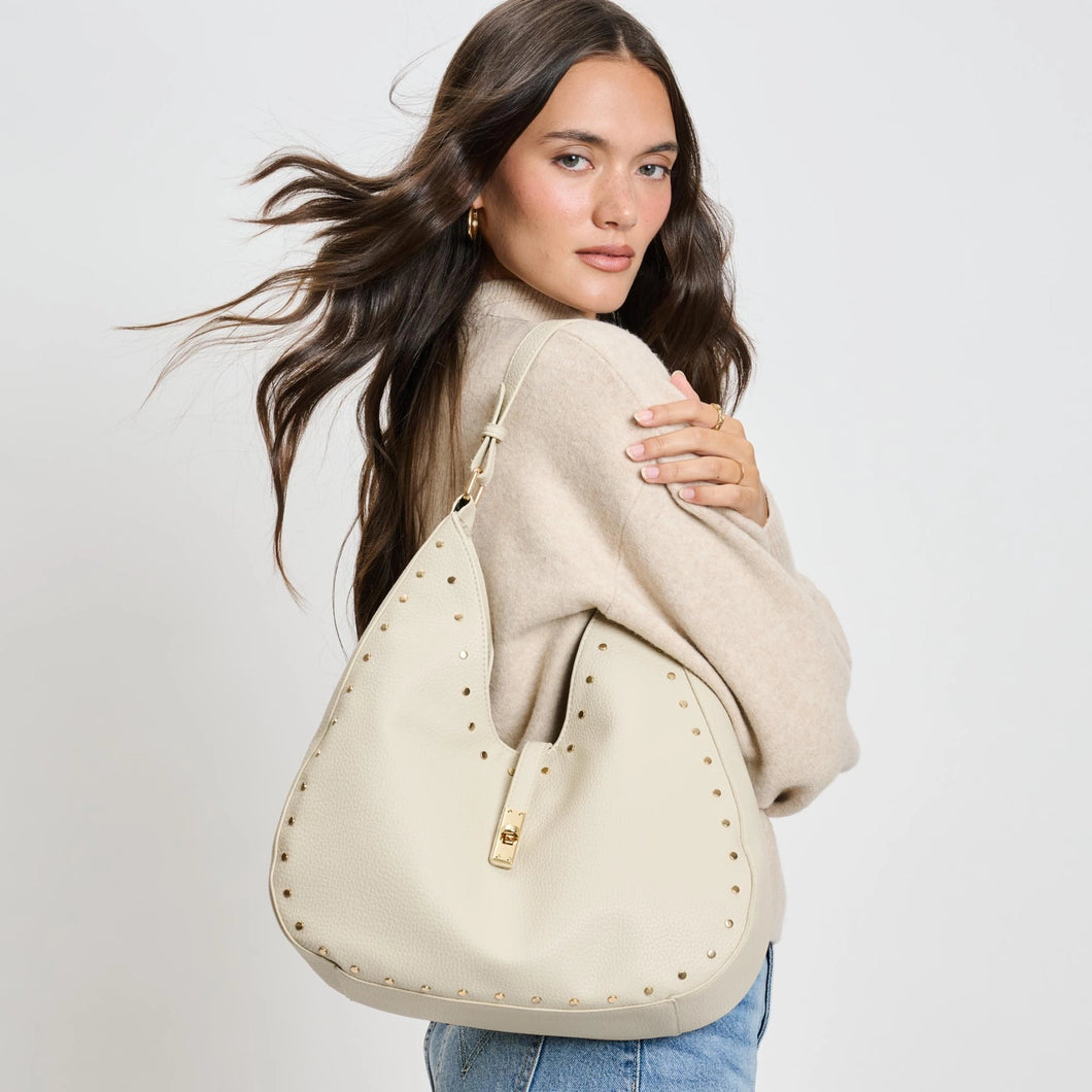 OLIVIA HOBO BAG CREAM / MODA LUXE