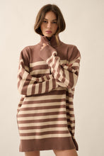 Load image into Gallery viewer, QUINN STRIPE SWEATER DRESS
