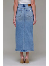 Load image into Gallery viewer, PEYTON SIDE SLIT STRETCH MIDI SKIRT
