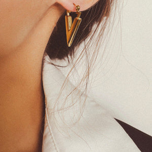 18K GEMMA WATERPROOF EARRINGS