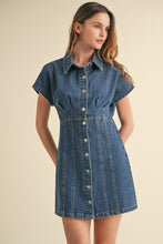 Load image into Gallery viewer, MOXIE DENIM MINI DRESS
