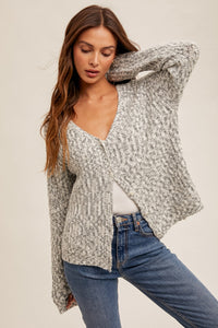 V NECK CARDI