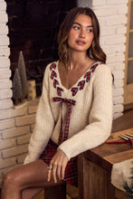 Load image into Gallery viewer, BOW CHRISTMAS SWEATER
