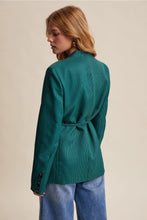 Load image into Gallery viewer, BELTED HOUNDSTOOTH BLAZER

