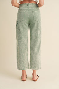 HIGH WAIST STRAIGHT LEG PANTS // 2 COLORS