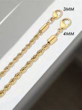 Load image into Gallery viewer, TWIST CHAIN NECKLACE // 2 SIZES
