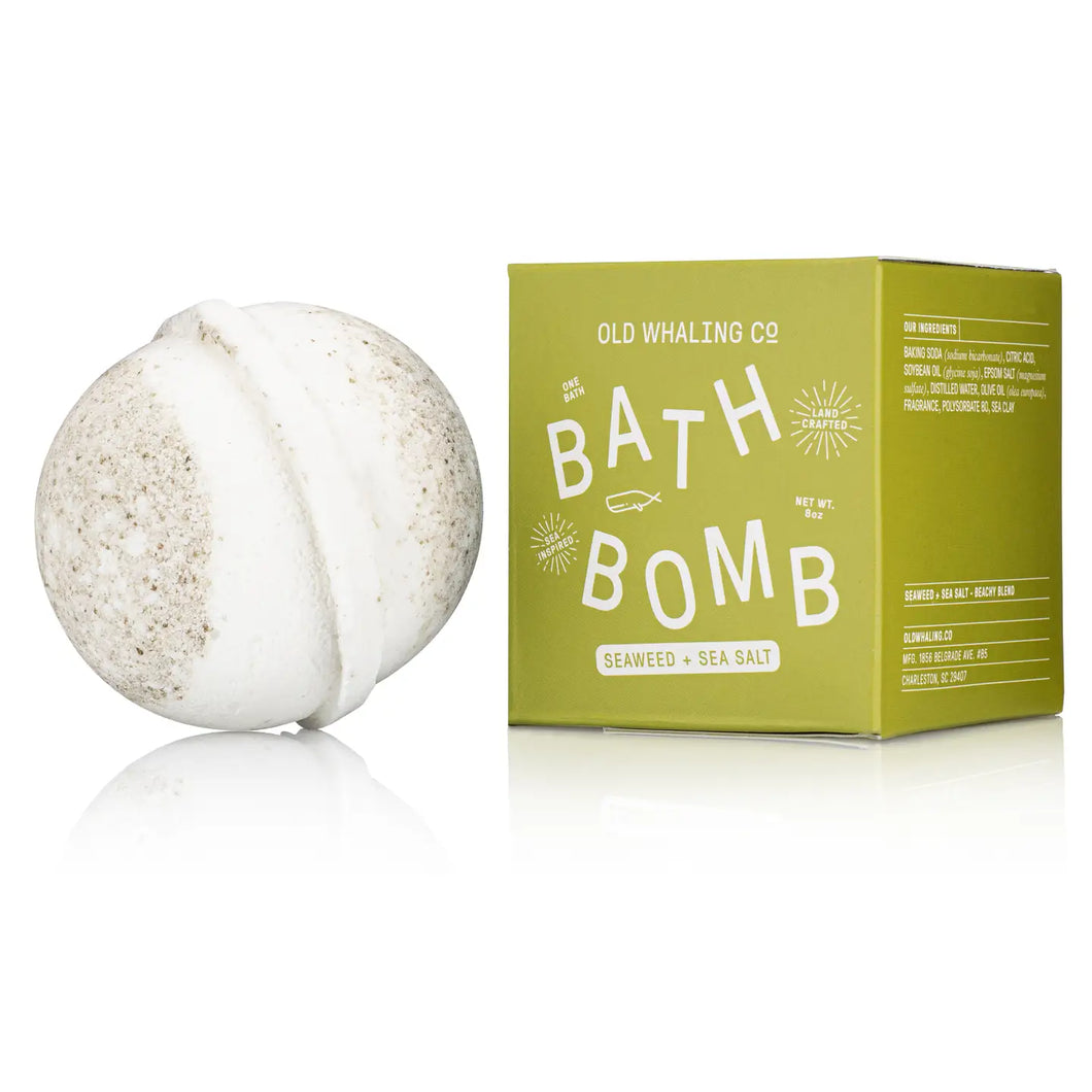 SEAWEED & SEA SALT BATH BOMB