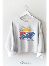 Load image into Gallery viewer, BOAT WAVES AND SUN RAYS CREWNECK
