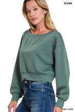 Load image into Gallery viewer, SCUBA BOAT NECK PULLOVER // 2 COLORS
