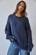 Load image into Gallery viewer, JOLIE CABLE KNIT SWEATER
