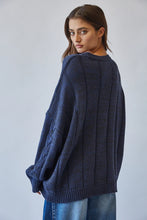 Load image into Gallery viewer, JOLIE CABLE KNIT SWEATER
