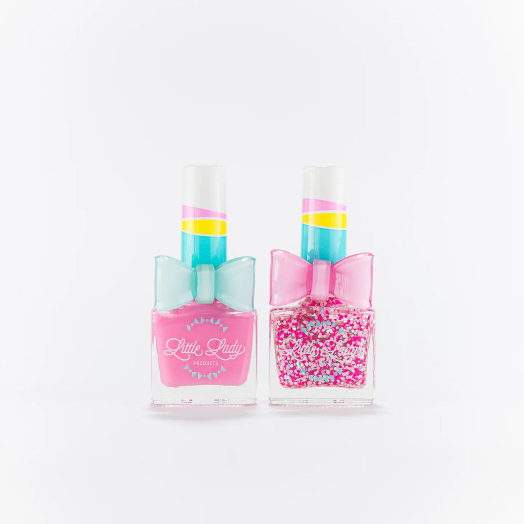 NAIL POLISH SET WITH BOW RINGS // 3 DIFFERENT COLOR SETS