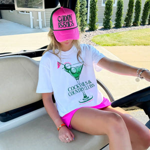 COCKTAILS AND COUNTRY CLUBS TEE