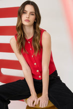 Load image into Gallery viewer, BLAKE RAW EDGE BUTTON VEST
