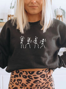 DANCING SKELETON CREWNECK