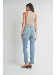 CLARA STRAIGHT LEG LIGHT DENIM-JBD