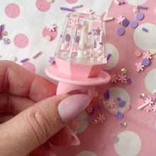 Load image into Gallery viewer, SNOWFLAKE RING POP LIPGLOSS
