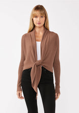 Load image into Gallery viewer, WAFFLE KNIT WRAP SWEATER // 2 COLORS
