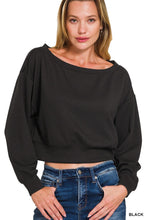 Load image into Gallery viewer, SCUBA BOAT NECK PULLOVER // 2 COLORS
