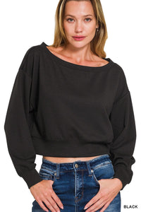 SCUBA BOAT NECK PULLOVER // 2 COLORS
