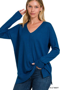 LUNA FRONT SEAM SWEATER SWEATER  // 3 COLORS