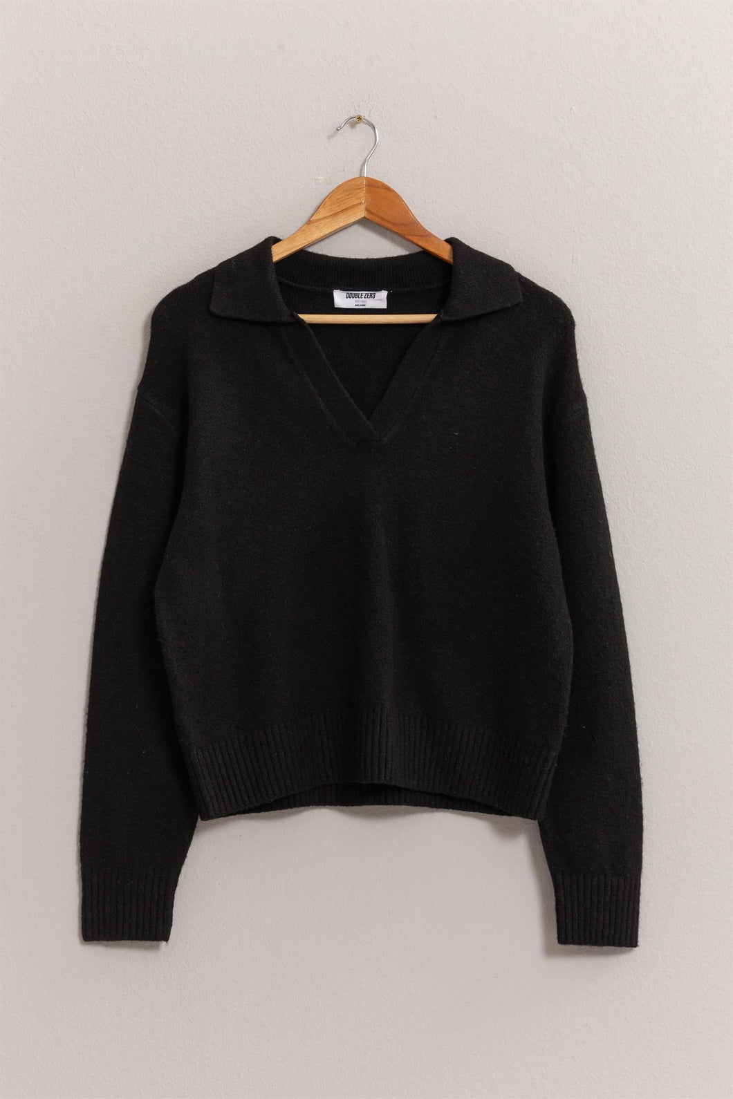 COLLARED SWEATER // 2 COLORS