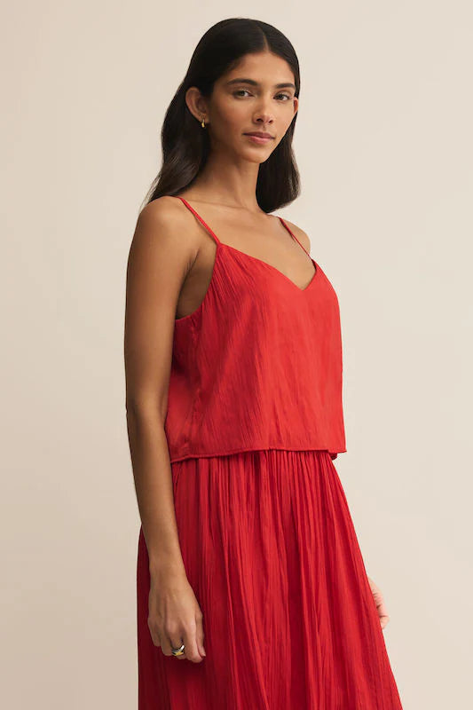 FIORE CRINKLE SATIN TANK - Z SUPPLY