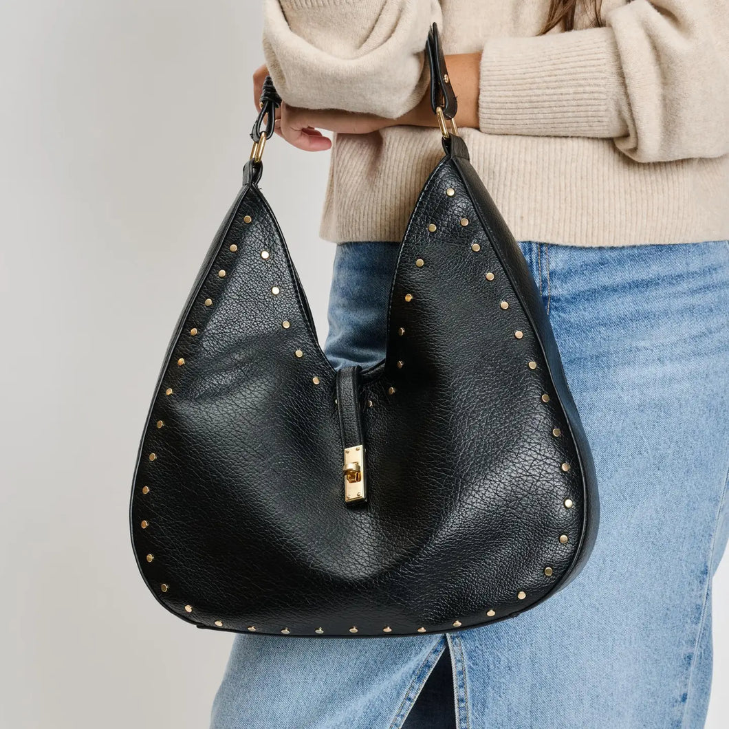 OLIVIA HOBO BAG BLACK / MODA LUXE