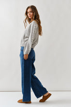 Load image into Gallery viewer, DRAWSTRING WAIST STRAIGHT LEG JEANS
