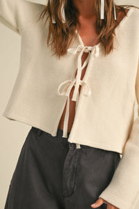 CHARLIE BOW SWEATER // 2 COLORS