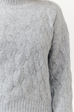 Load image into Gallery viewer, CABLE KNIT TURTLENECK SWEATER // 2 COLORS

