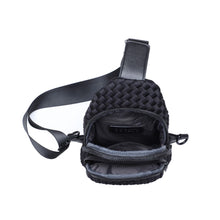 Load image into Gallery viewer, BEYOND THE HORIZON WOVEN NEOPRENE SLING BAG // SOL &amp; SOLENE
