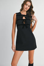 Load image into Gallery viewer, BLAIR VELVET BOW MINI DRESS
