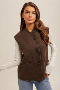 QUINCY BUTTON DOWN VEST