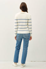 Load image into Gallery viewer, ALO STRIPED COLLARED SWEATER
