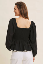 Load image into Gallery viewer, ISLA PEPLUM TOP
