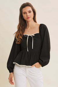 ISLA PEPLUM TOP