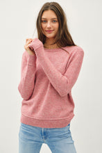 Load image into Gallery viewer, CREW NECK EXPOSED SEAM SWEATER
