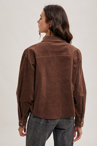 CROPPED CORDUROY JACKET