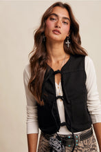 Load image into Gallery viewer, REMI DENIM VEST // 2 COLORS
