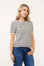 Load image into Gallery viewer, LUXE STRIPE CREW NECK // 2 COLORS
