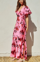 Load image into Gallery viewer, POPPY FLUTTER SLEEVE MAXI DRESS
