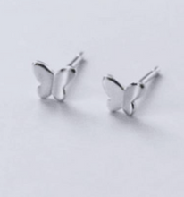 Load image into Gallery viewer, MINI BUTTERFLY STUDS // 2 COLORS
