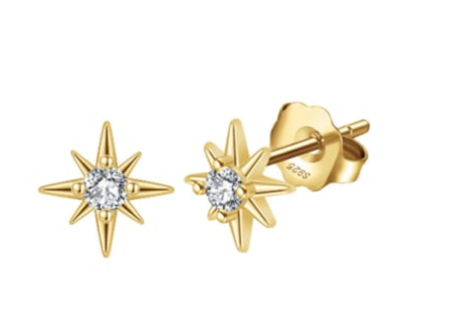 DEMI STAR STUD EARRINGS