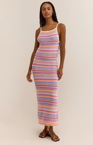 SANTA CRUZ STRIPE MIDI DRESS- Z SUPPLY