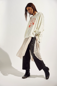 DEEP TRANCE DROPPED BF DENIM // FREE PEOPLE