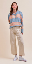 Load image into Gallery viewer, STRIPED RUGBY SWEATER
