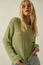 Load image into Gallery viewer, OPEN KNIT CROCHET SWEATER
