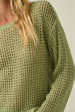 Load image into Gallery viewer, OPEN KNIT CROCHET SWEATER
